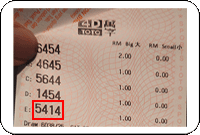 Winning Ticket Toto 4D Consolation Prize - 25 October 2025